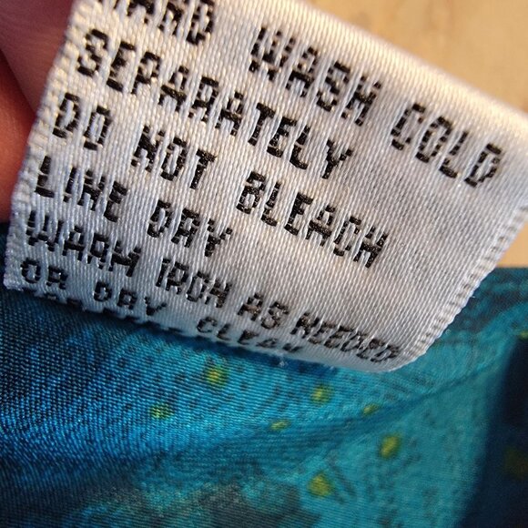 Vintage 100% Silk New York‎ City Design Co Woman’s Blouse Size M NEW - Picture 4 of 10